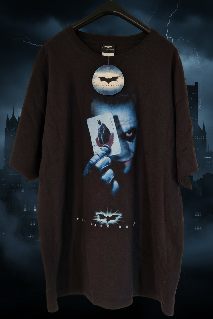 2008 The Dark Knight - The Joker T-shirt XL Black (Vtg)