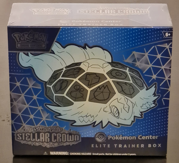 Pokemon Scarlet and Violet Stellar Crown Sealed Pokémon Center Exclusive Elite Trainer Box
