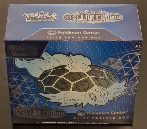 Pokemon Scarlet and Violet Stellar Crown Sealed Pokémon Center Exclusive Elite Trainer Box