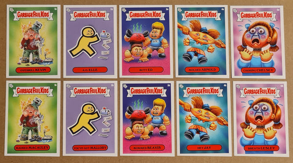 2022 Garbage Pail Kids We Hate the 90's Week 1 #1a-5b Topps Online Exclusive Trading Card Set