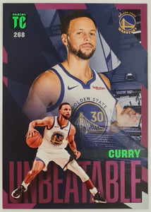 2023-24 Panini NBA Top Class Autographs Stephen Curry Unbeatable #268 Purple Parallel Trading Card