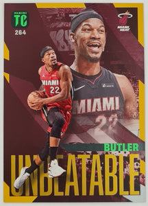 2023-24 Panini NBA Top Class Autographs Jimmy Butler Unbeatable #264 Orange Parallel Trading Card