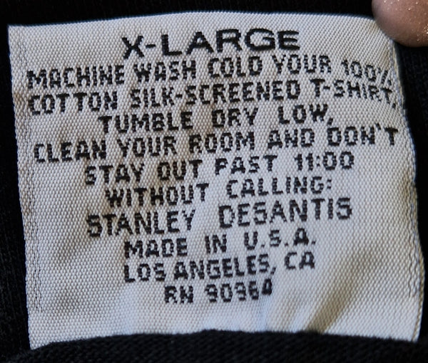 Camiseta "The Spirit" de 1994 - "Will Eisner Kitchen Sink" (talla L, blanca, vintage)