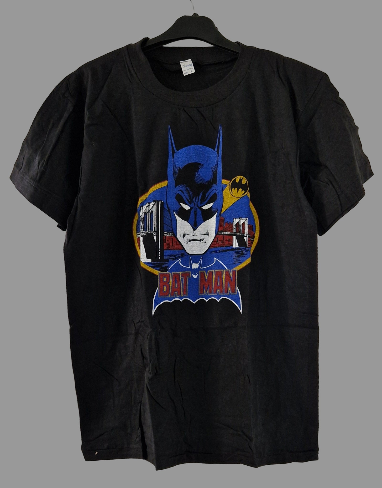 Camiseta "The Spirit" de 1994 - "Will Eisner Kitchen Sink" (talla L, blanca, vintage)