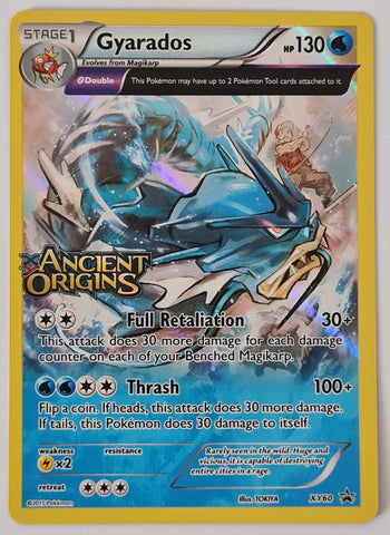 Pokemon XY Ancient Origins Gyarados #XYPR60 Black Star Promo Holo Trading Card