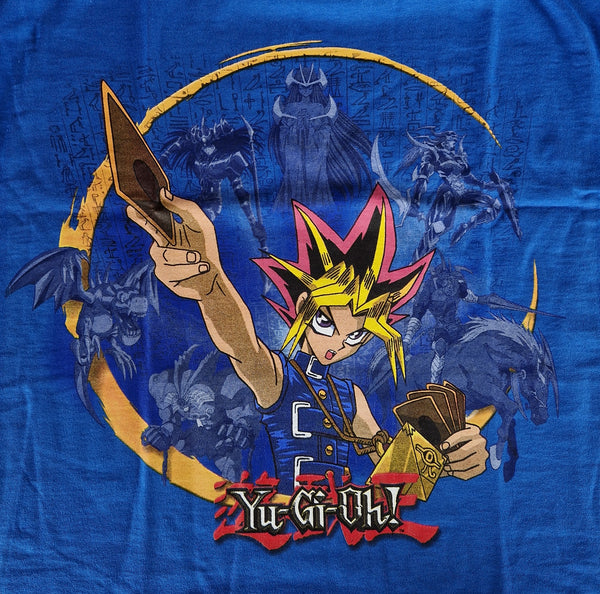 Yu-Gi-Oh! Yugi Mutou Kids T-shirt Navy Blue (Vtg)