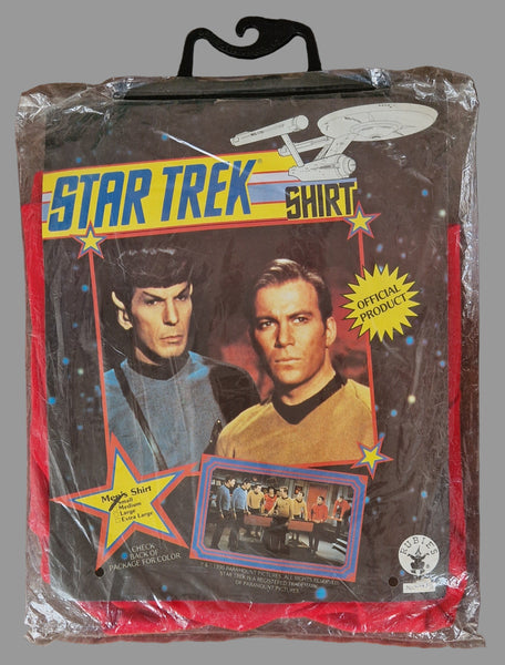 1990 Star Trek The Original Series - Rubies Montgomery (Scotty) Scott Men's Longsleeve Shirt S Red (Vtg)