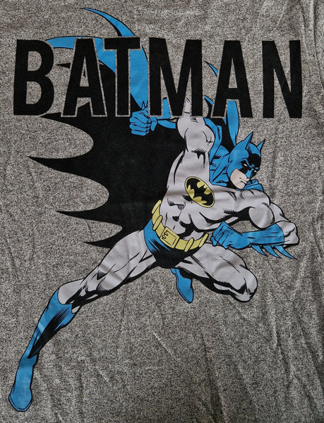 90s BATMAN - DC Comics Batman T-Shirt Xtra Small Grey (Vtg)