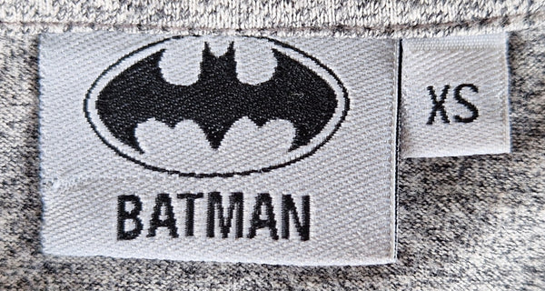 90s BATMAN - DC Comics Batman T-Shirt Xtra Small Grey (Vtg)