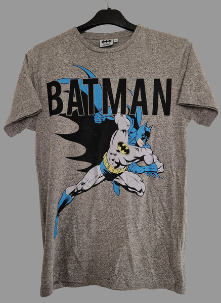90s BATMAN - DC Comics Batman T-Shirt Xtra Small Grey (Vtg)