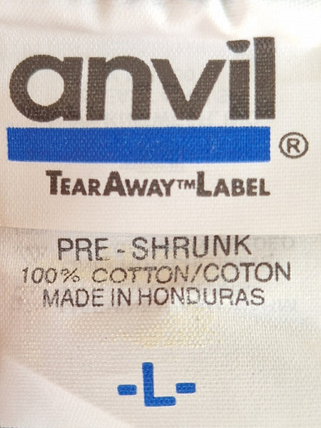 Camiseta "The Spirit" de 1994 - "Will Eisner Kitchen Sink" (talla L, blanca, vintage)