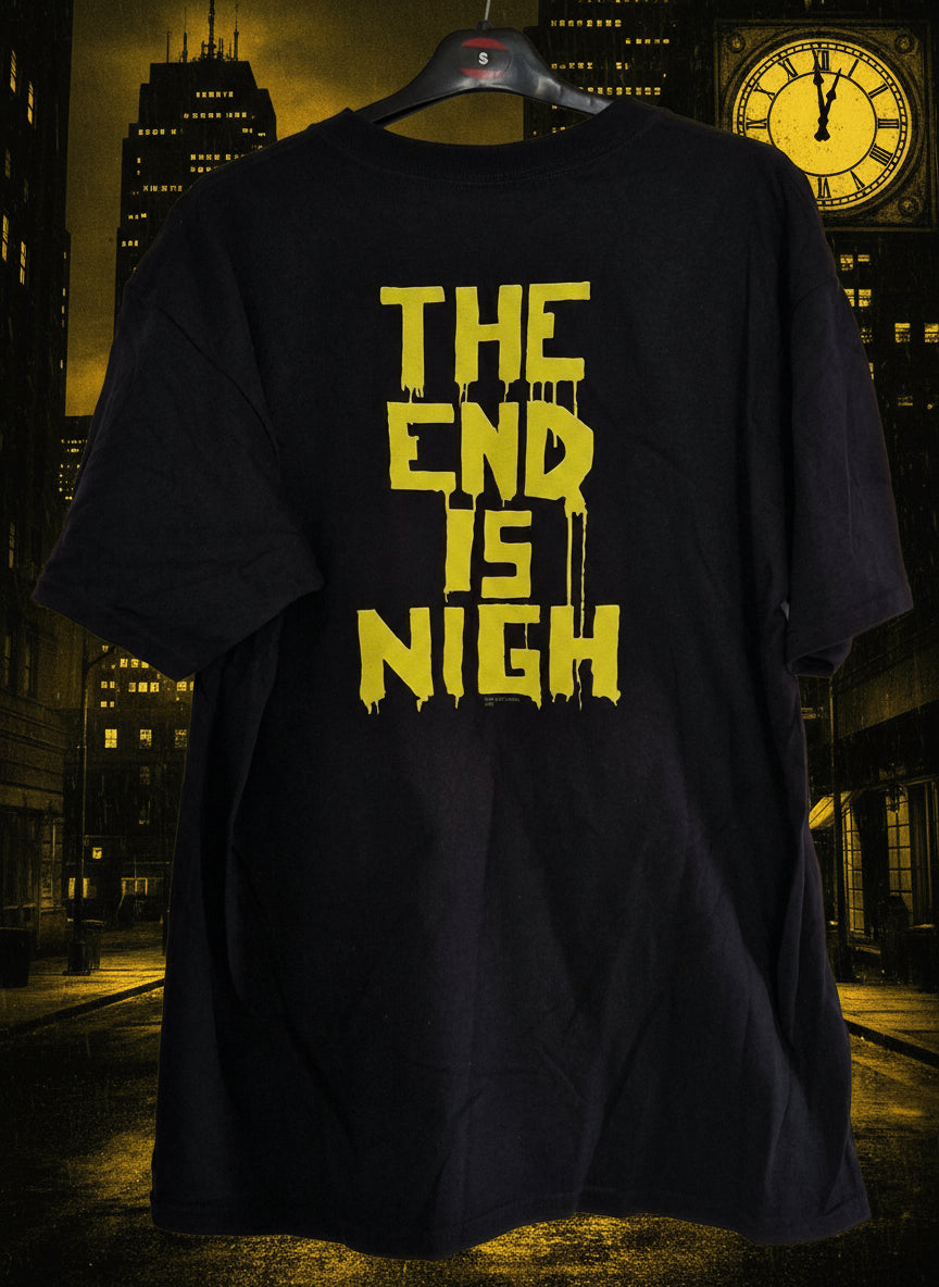 Camiseta "The Spirit" de 1994 - "Will Eisner Kitchen Sink" (talla L, blanca, vintage)