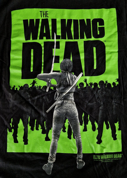 2014 Walking Dead - AMC The Walking Dead Michonne T-Shirt Xtra Large Black (Vtg)