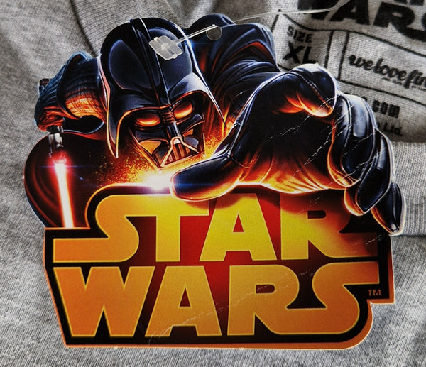 2014 Star Wars - R2 Speaks T-Shirt XL Light Grey (Vtg)