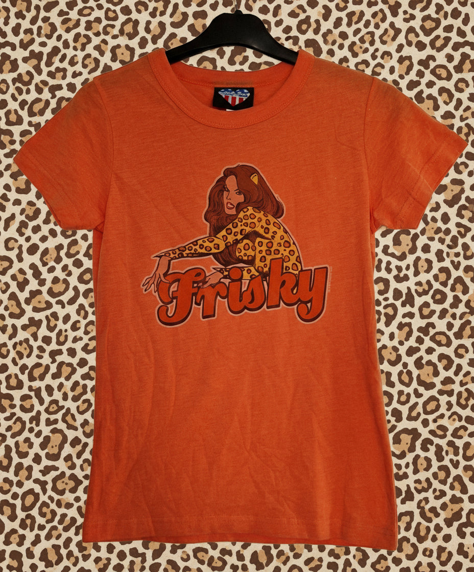 Frisky T-Shirt M Orange (Vtg)