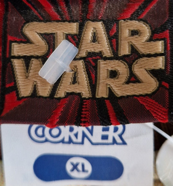 1999 Star Wars Episode One Phantom Menace Tatooine Anakin Skywalker All Over Print T-shirt XL Light Brown (Vtg)