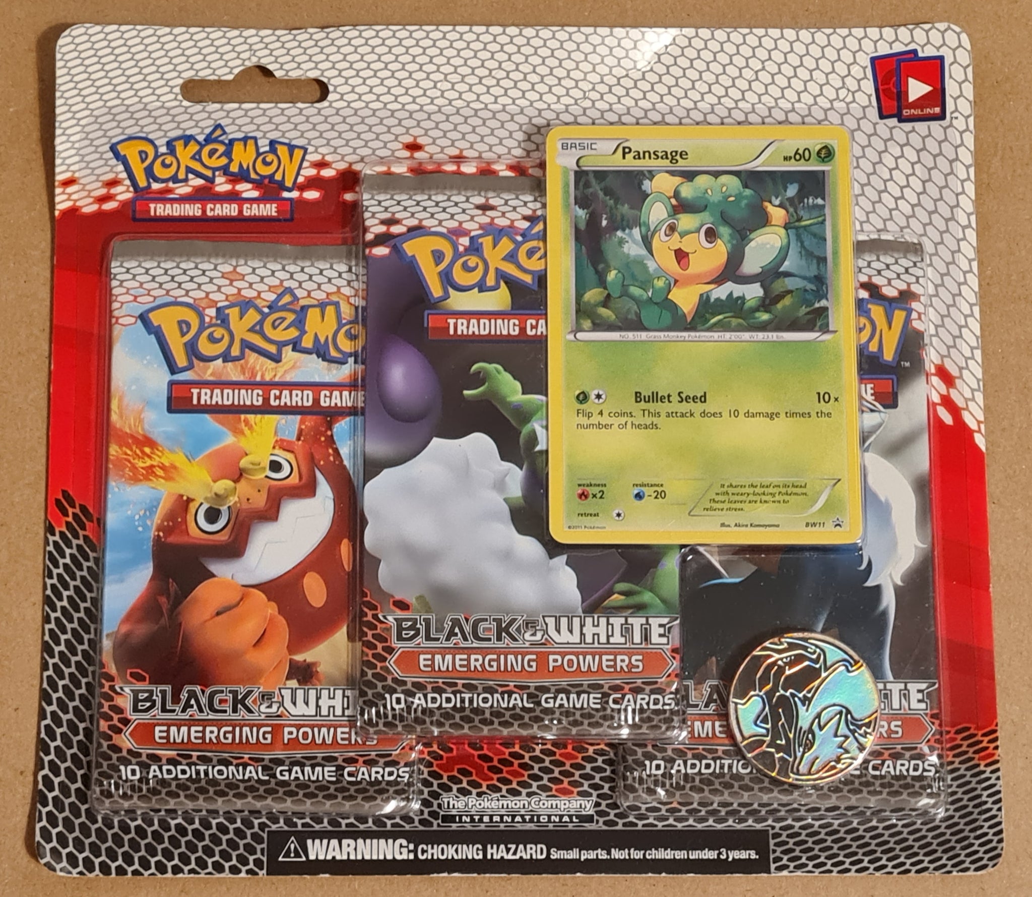 Pokemon Black and White Emerging Powers Sealed (3) Booster Blister Pac –  Rotterdam Comics