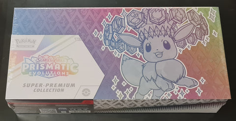 Pokemon Scarlet and Violet Prismatic Evolutions Super Premium Collection