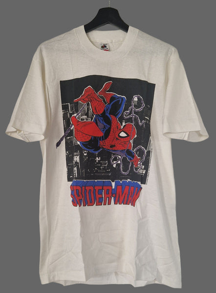 1989 Spider-Man Todd McFarlane - T-Shirt Large White (Vtg)