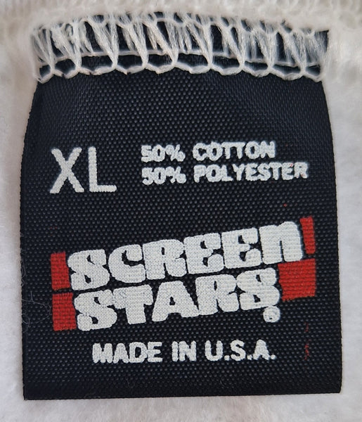 Camiseta "The Spirit" de 1994 - "Will Eisner Kitchen Sink" (talla L, blanca, vintage)