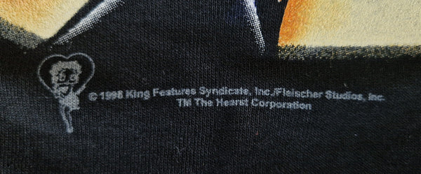 Camiseta "The Spirit" de 1994 - "Will Eisner Kitchen Sink" (talla L, blanca, vintage)