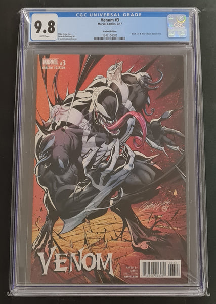 Venom #3 - CGC (9.8) JS Campbell 1/100 (Cvr B) Variant