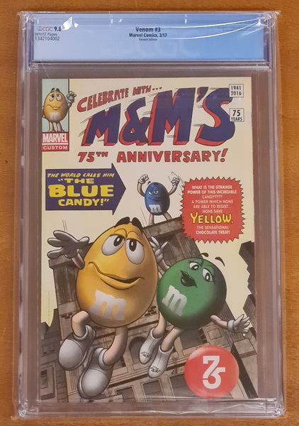 Venom #3 - CGC (9.8) JS Campbell 1/100 (Cvr B) Variant