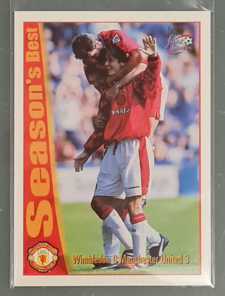 1997 Futera Fans Selection Manchester United David Beckham (7) Rookie Card Lot
