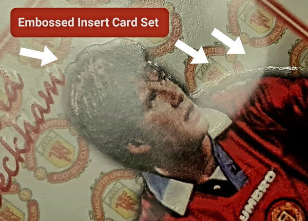 1997 Futera Fans Selection Manchester United David Beckham (7) Rookie Card Lot