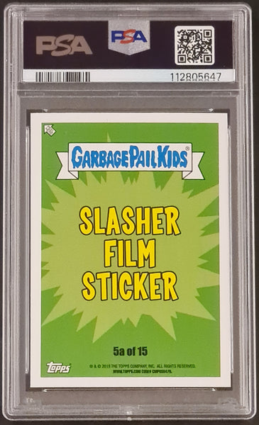 2019 Topps Garbage Pail Kids Revenge of Oh, the Horror-ible Slasher Film Figuring Freddy #5a PSA Near Mint/Mint 8 Trading Card