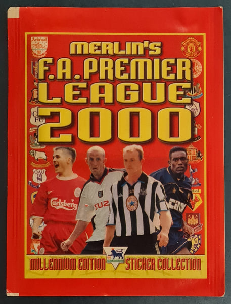2000 Merlin's F.A. Premier League Millennium Edition Sealed Sticker Pack