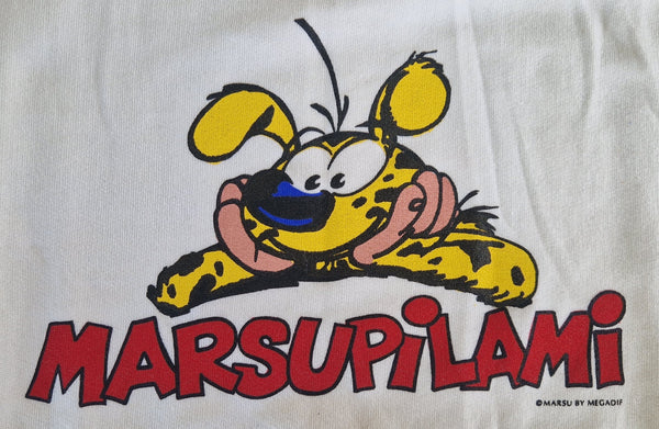 Camiseta "The Spirit" de 1994 - "Will Eisner Kitchen Sink" (talla L, blanca, vintage)