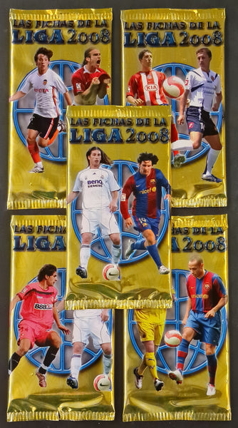 2008 Mundicromo Las Fichas de La Liga (1) Sealed Trading Card Pack