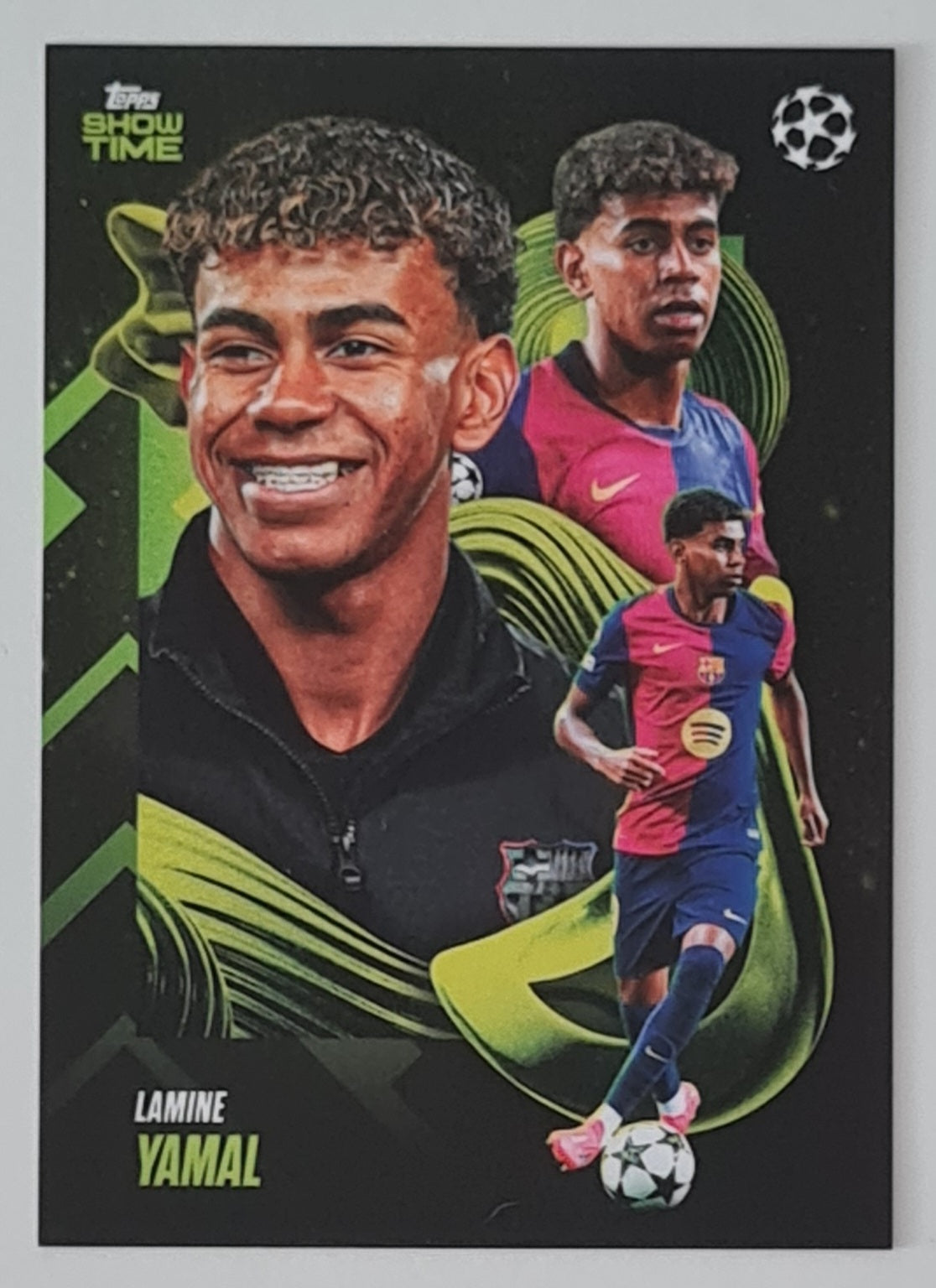2024-25 Topps Show Time UCC Card Collection Lamine Yamal Showtime Trading Card