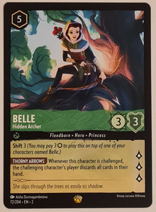 Disney Lorcana Rise of the Floodborn Belle Hidden Archer #72/204 Legen –  Rotterdam Comics