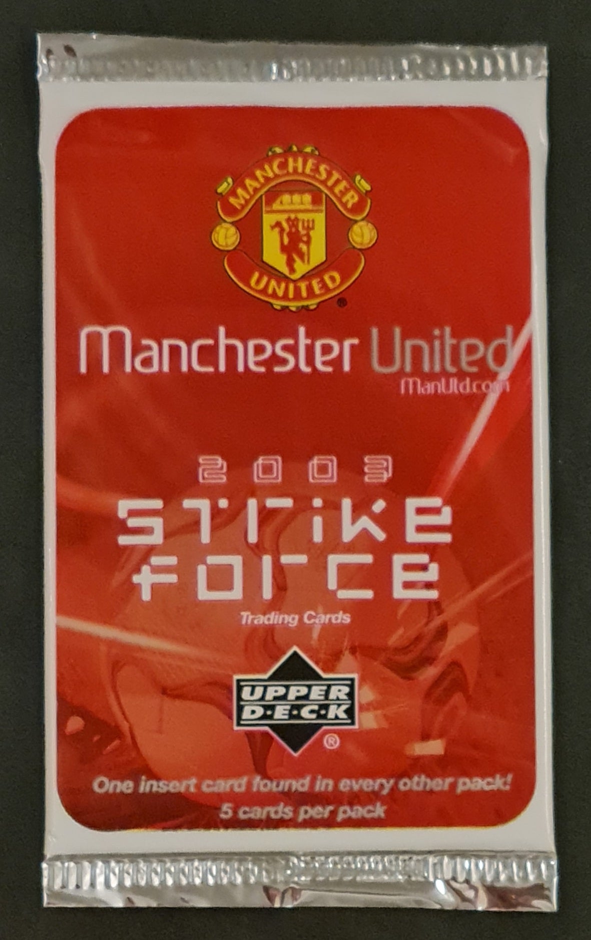 2003 Upper Deck Manchester United Strike Force Sealed Trading Card Pack