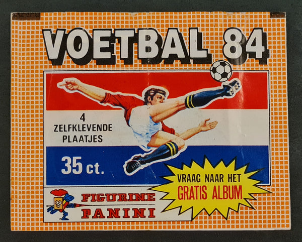 1984 Panini Voetbal 84 Sealed Sticker Pack