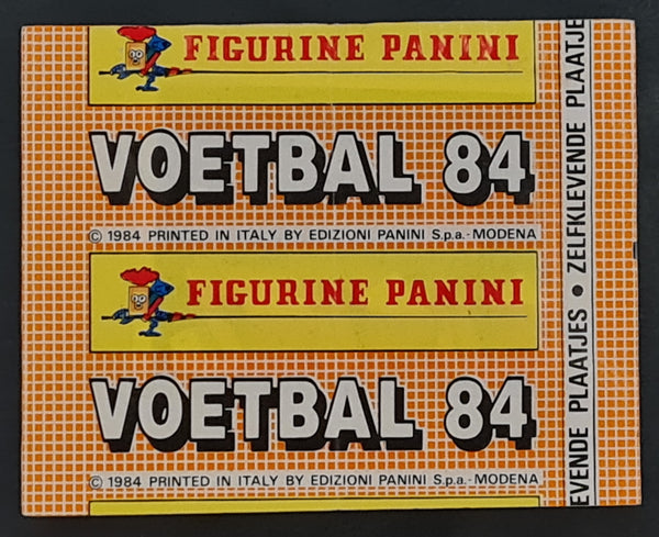 1984 Panini Voetbal 84 Sealed Sticker Pack