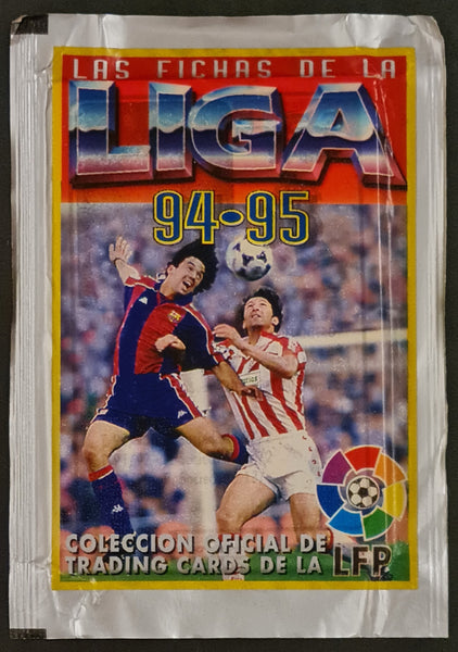 1994 Mundicromo 94/95 Las Fichas de La Liga (1) Sealed Trading Card Pack