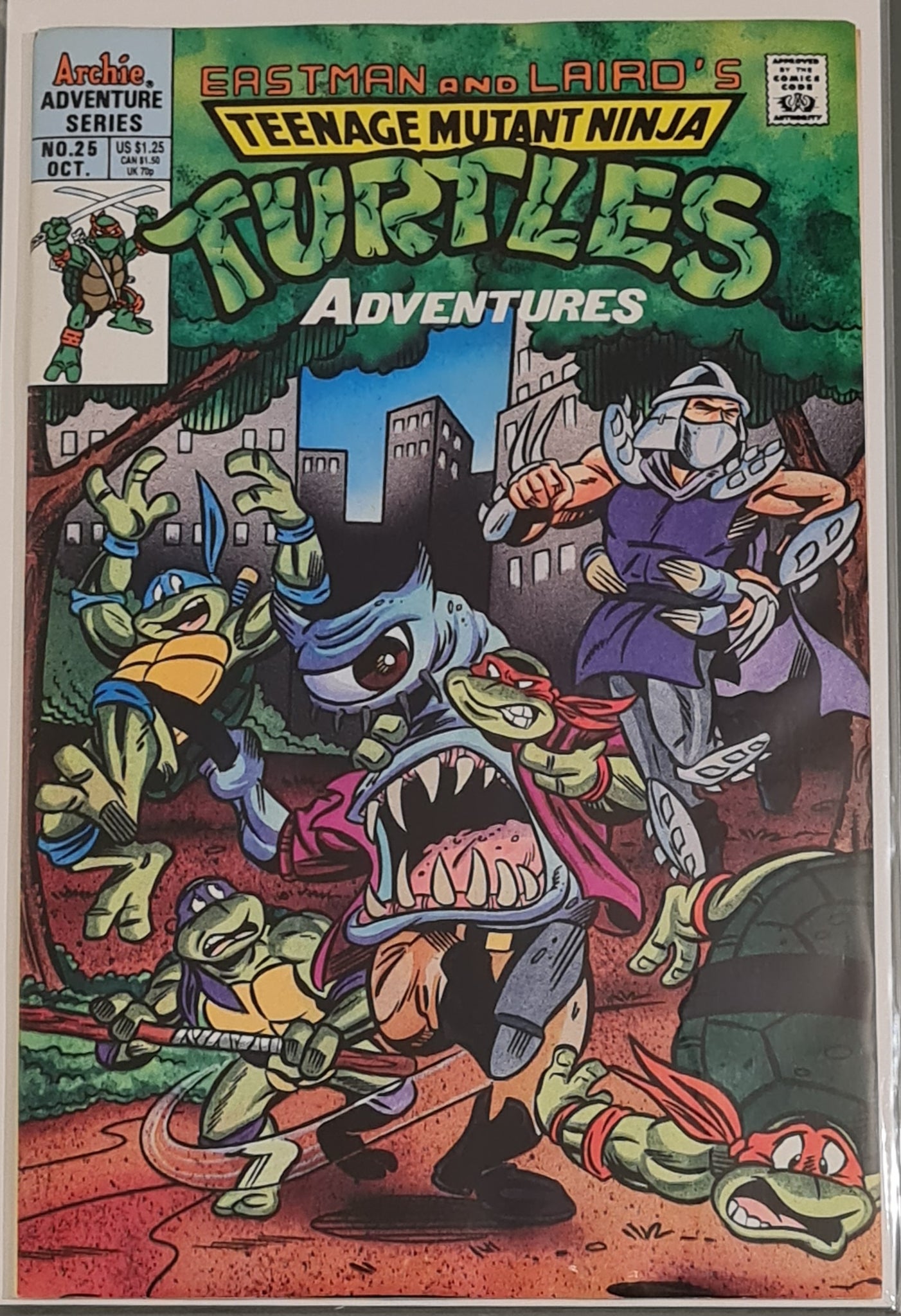 Teenage Mutant Ninja Turtles Adventures #25 NM