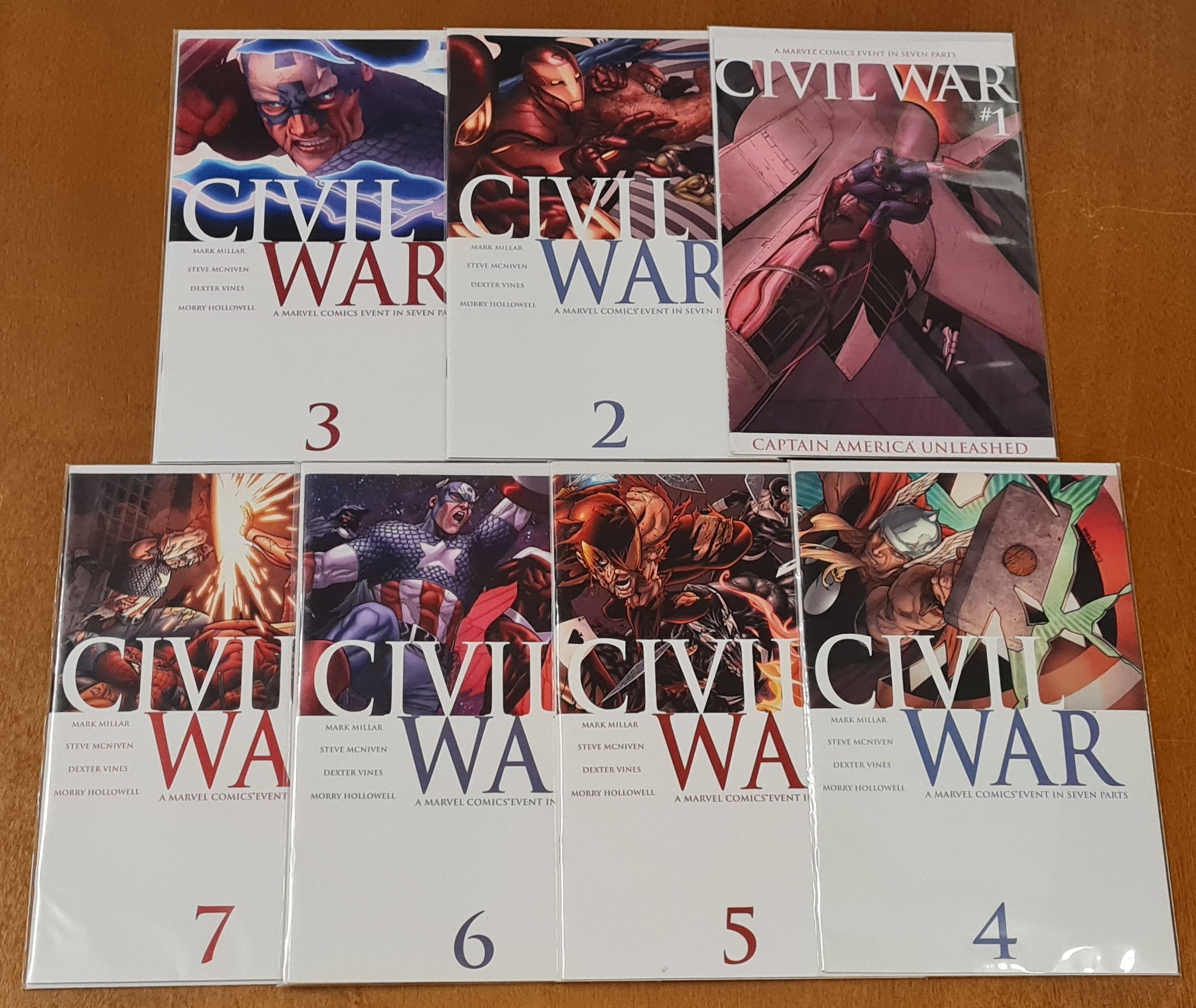 Civil War #1-7 VG-VF+ Complete Set