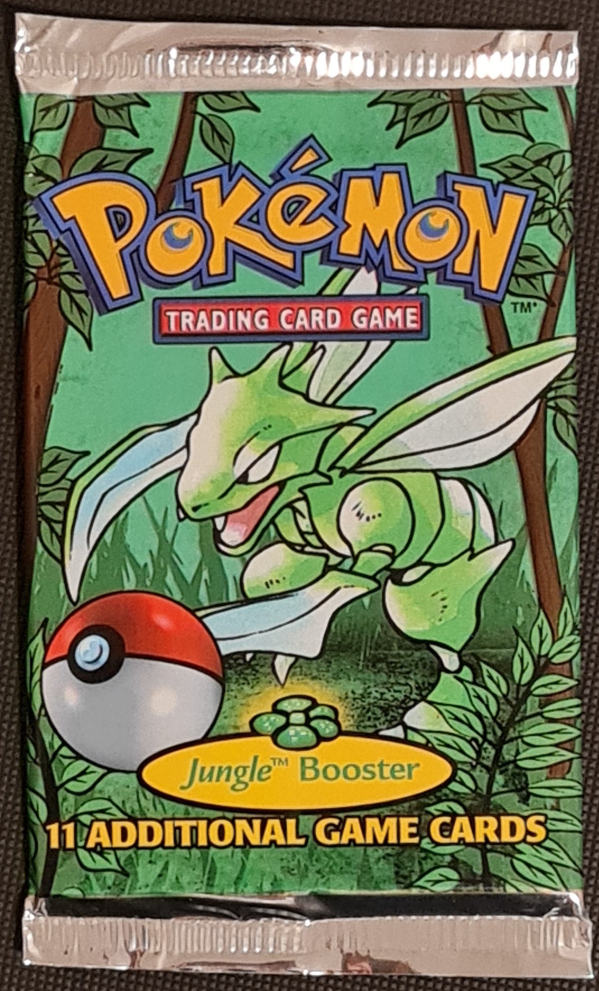 Pokemon Jungle Unlimited Sealed Booster Pack (Scyther Art)