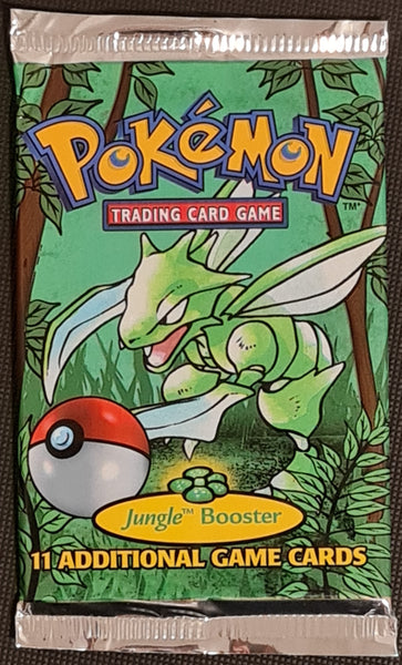 Pokemon Jungle Unlimited Sealed Booster Pack (Scyther Art)