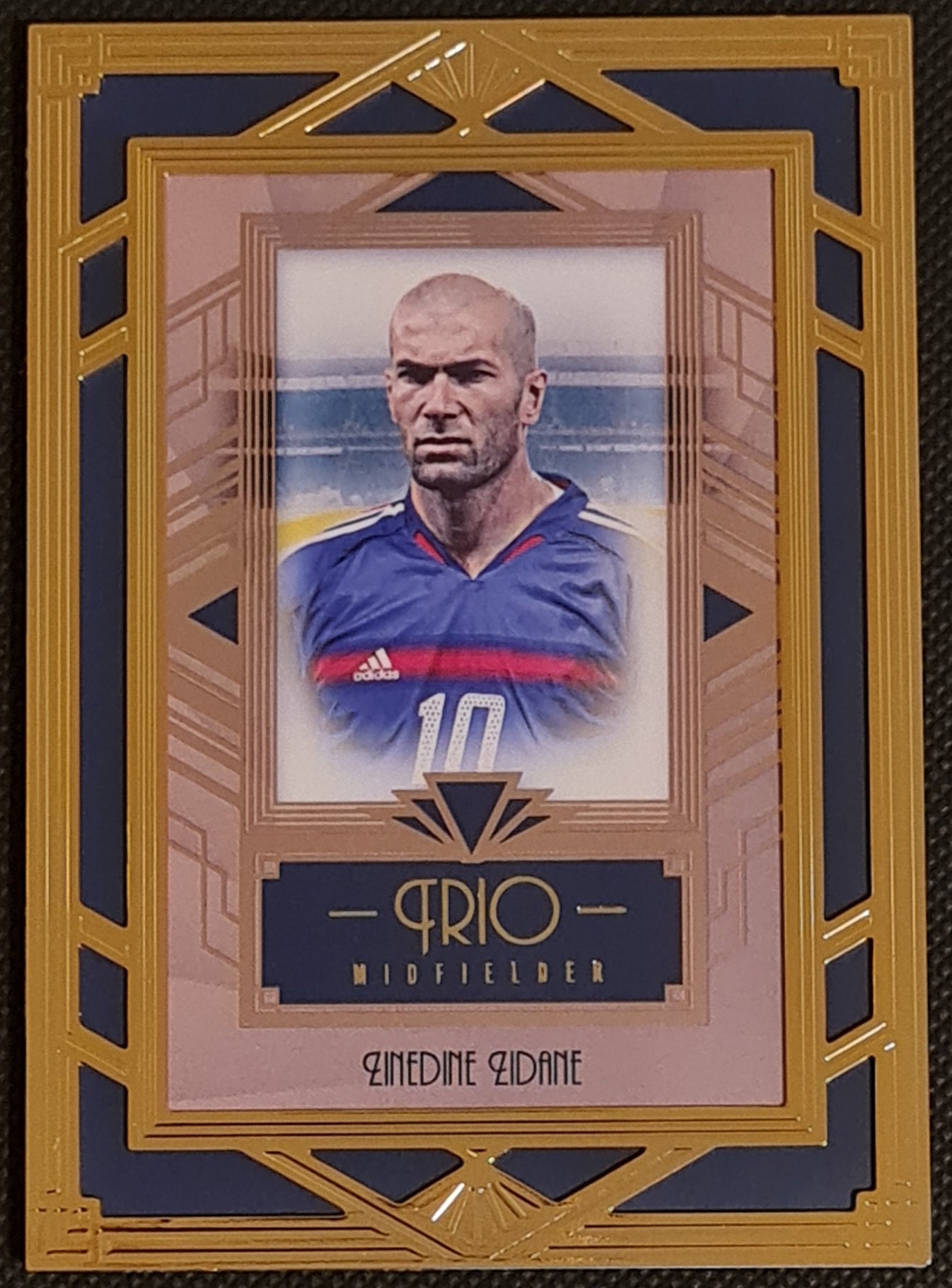 Poster Vintage Zinédine Zidane – 54 X 41 Cm – Rookie – Football