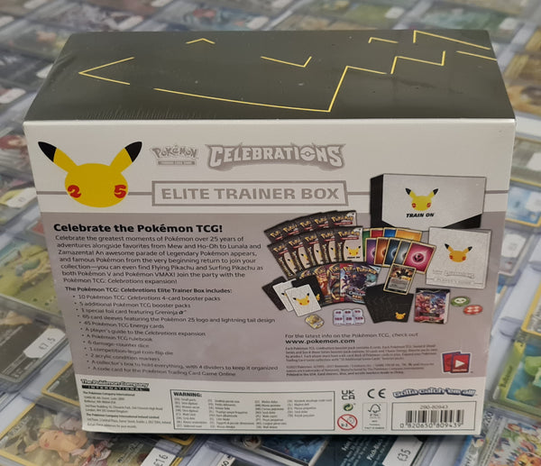 Pokemon Celebrations Sealed Elite Trainer Box