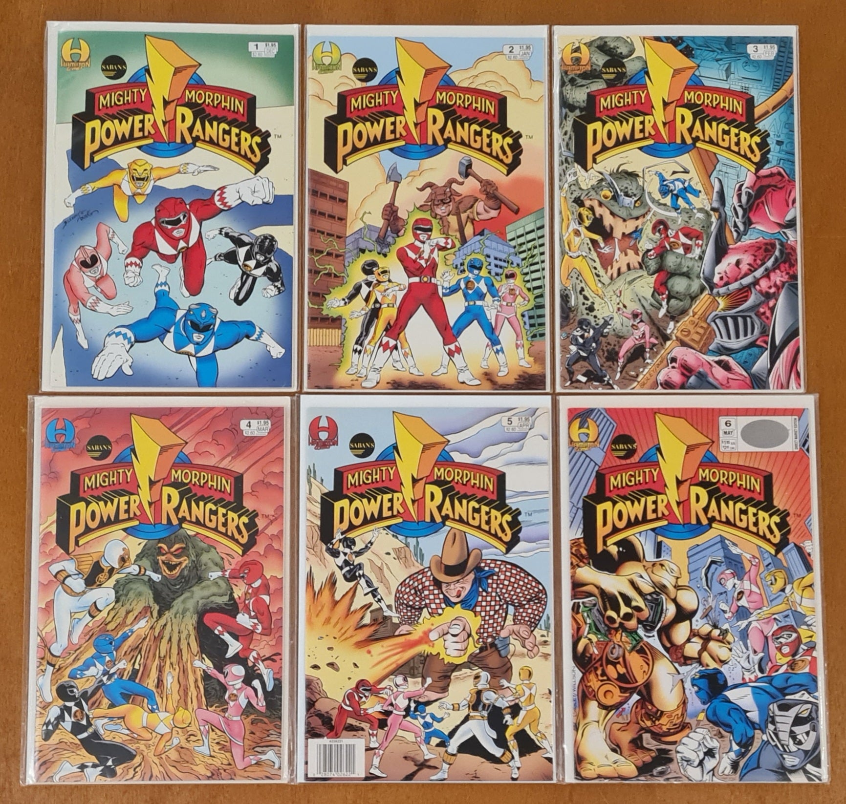 Mighty Morphin Power Rangers Vol.1 #1-6 VF/NM