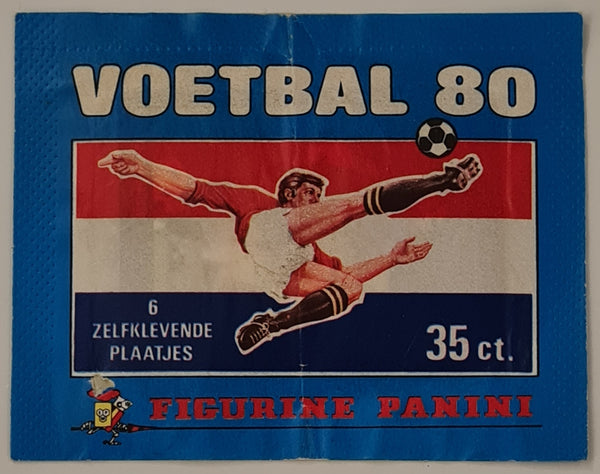 1980 Panini Voetbal 80 Sealed Sticker Pack