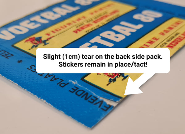 1980 Panini Voetbal 80 Sealed Sticker Pack