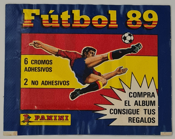 1989 Panini Fútbol 89 Sealed Sticker Pack