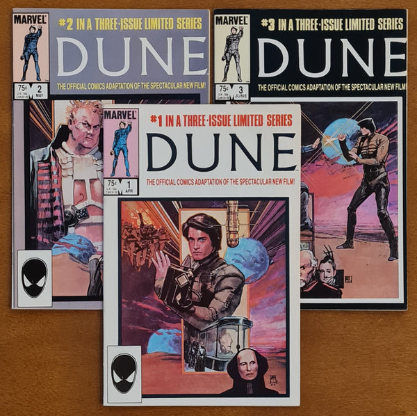 Dune #1-3 VF+ to VF/NM Complete Set